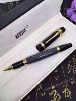 Montblanc Honore Black Rollerball Pen with Gold Clip